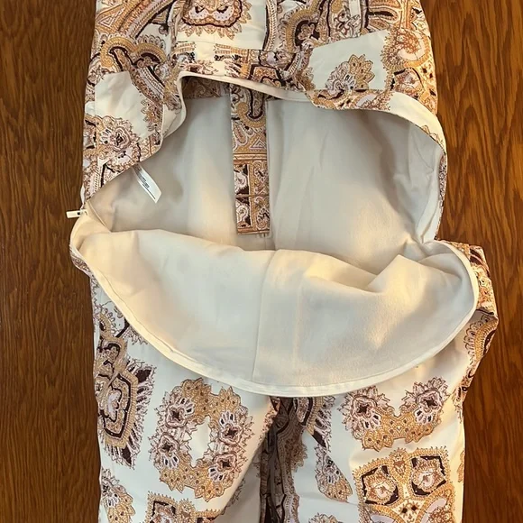 Free People Movement Alpine Glow Printed Snow Bib in Brushed Sail Paisley Size S - Picture 14 of 15